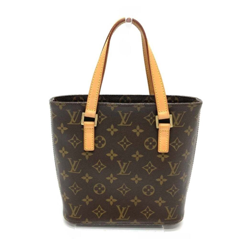 LOUIS VUITTON Authentic Brown Monogram Canvas Tote Bag - Picture 2 of 12